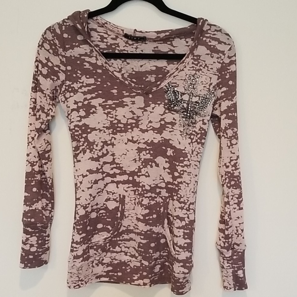 Hooded light weight sweatshirt (S)